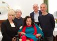 Gruppenfoto IVS Wien, V.l.n.r.: Marion Ondricek, IVS-Vorstand, Iris Kopera, Mitarbeiterin im Leitungsteam des Selbstvertretungszentrum für Menschen mit Lernschwierigkeiten, Behindertenrechtsaktivistin Dorothea Brozek, Brozek Power Consulting, Wolfgang Waldmüller, Vorstand IVS Wien, Robert Mittermair, Vorstandssprecher der IVS Wien. Fotocredit: Christian Novak