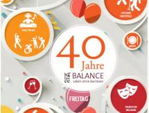 Plakat 40 Jahre BALANCE Leben ohne Barrieren