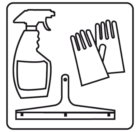 Symbol für Reinigung