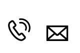 Kontaktsymbol Telefonhörer und Brief